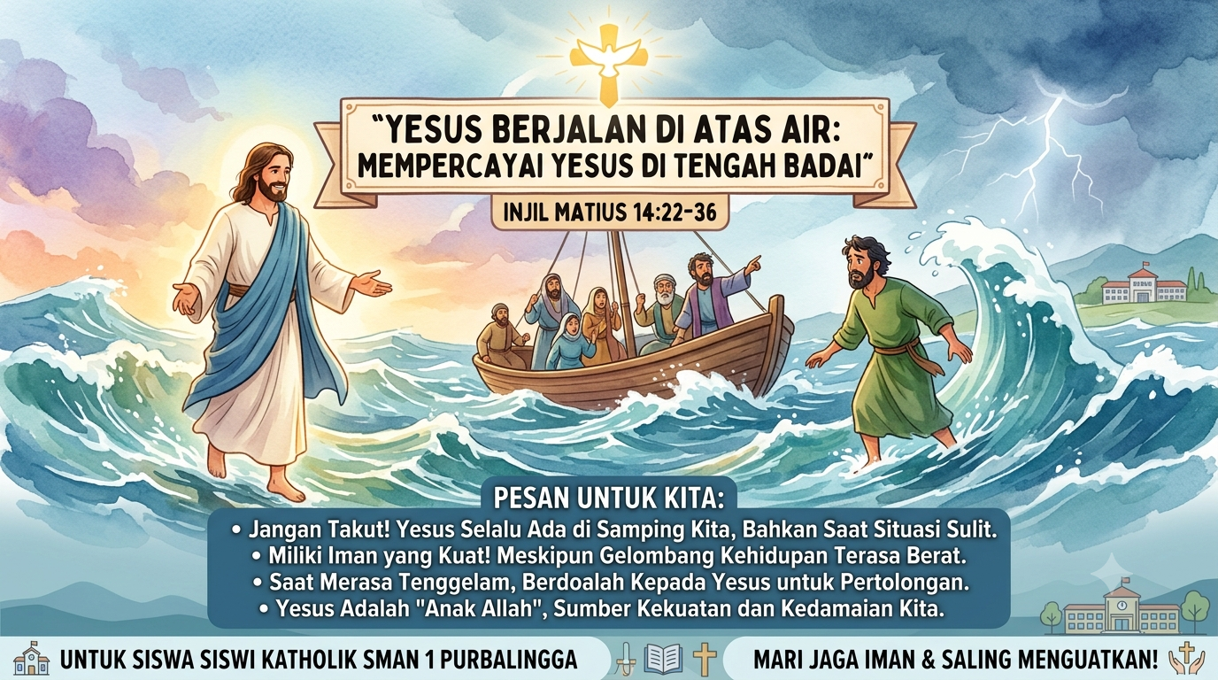MEMBACA KITAB INJIL : MATIUS 14: 22-36