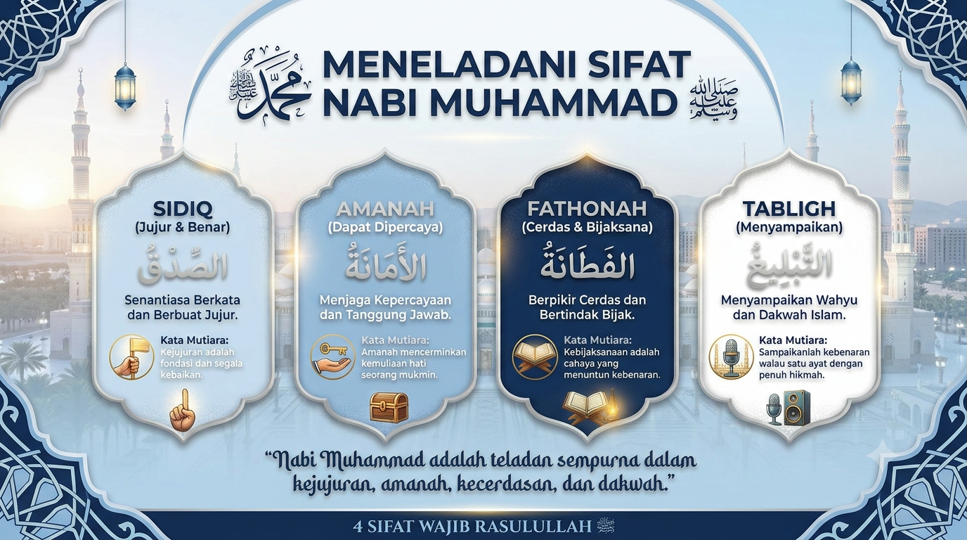 MENELADANI AKHLAQ NABI MUHAMMAD SAW
