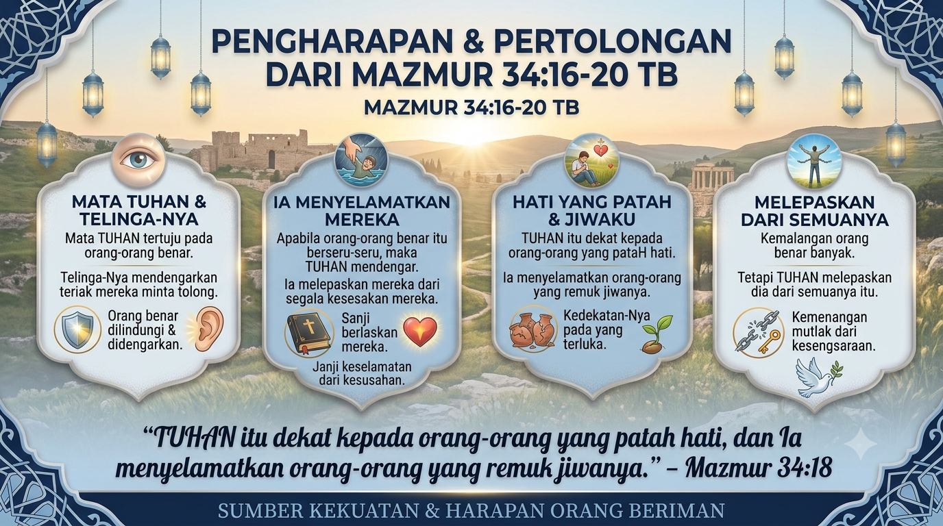 Mazmur 34:16-20 TB