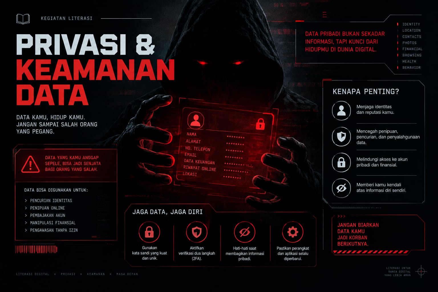 Data Kita, Harta Kita: Jangan Biarkan Jejak Digital Jadi Pintu Bencana