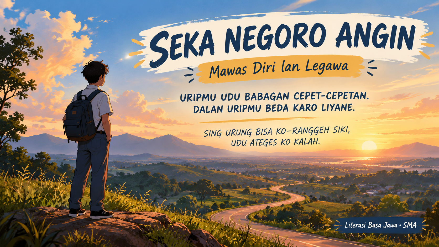 SEKANG NEGARA ANGIN : Mawas Dhiri, Tepa Slira, lan Legawa